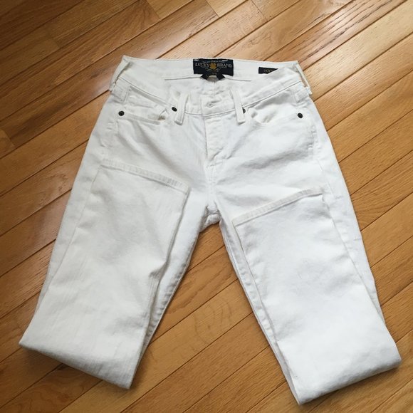 Lucky Brand White Sofia Jean Capri Size 26/2 - Picture 12 of 13